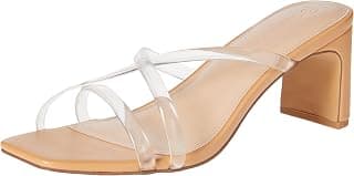 womens Amelie Strappy Square Toe Heeled Sandal Heeled Sandal