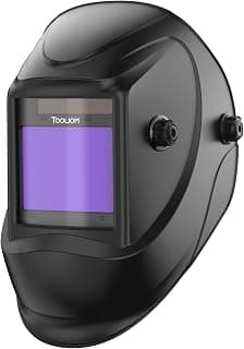 TOOLIOM Welding Helmet, True Color Auto Darkening 1/1/1/2 Large Viewing 3.94"x 3.27" Welder Mask Hood with Weld/Grind/Cut Mode for TIG MIG/MAG MMA Plasma Grinding