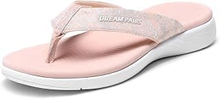 Women's Arch Support Flip Flops Comfortable Soft Cushion Thong Sandals Casual Indoor Outdoor Walking Beach Summer Shoes
