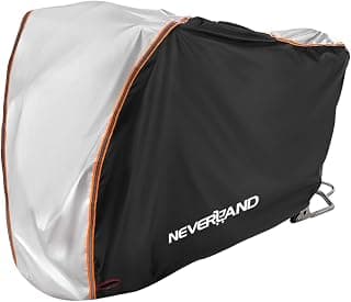 NEVERLAND Motorcycle Cover Waterproof 210D Oxford All Weather Outdoor Protection Durable Night Reflective
