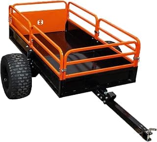 MotoAlliance Impact ATV/UTV Heavy Duty Utility Cart Cargo Trailer 1500lb Capacity 15 cu. ft.