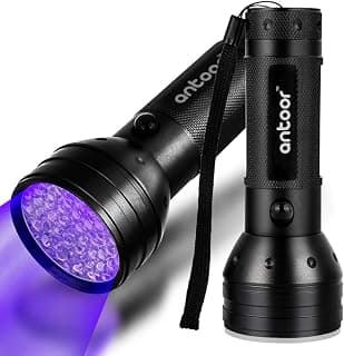 UV Flashlight Black Light, ANTOOR #1 Best 51 LED 395 nM Ultraviolet Blacklight