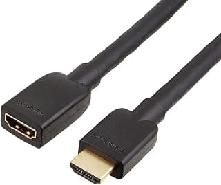 Amazon Basics High-Speed Male to Female HDMI Extension Cable - 10 Feet