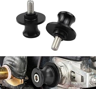 2Pcs 8mm Swing Arm Spools， Motorcycle CNC Rear Sliders Stand Screw Compatible with Yamaha Kawasaki Suzuki Honda，Motorcycle CNC Rear Stand Swing Arm Spool Sliders Stand Swingarm