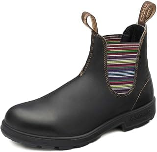 Original 1409 Chelsea Boots, Stout Brown with Striped Elastic