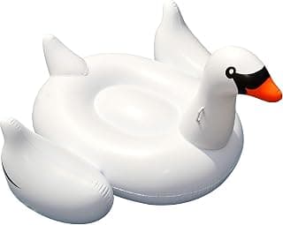 Swimline NT268 Giant Swan 75-Inch Inflatable Ride-On Pool Toy