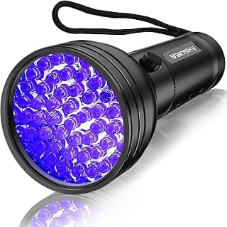 UV Flashlight Black Light UV Lights, Vansky 51 LED Ultraviolet Blacklight Pet Urine Detector for Dog Cat Urine,Dry Stains,Bed Bug, Matching with Pet Odor Eliminator