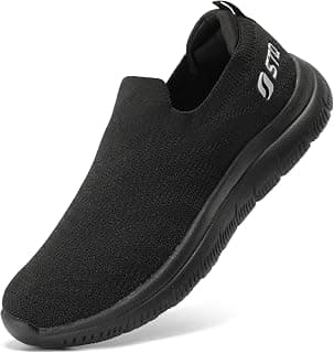 Walking Shoes for Women Arch Support Comfort Lightweight Slip on Sneakers with Memory Foam