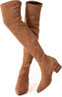 Women Boots Winter Over Knee Long Boots Fashion Boots Heels Autumn Quality Suede Comfort Square Heels