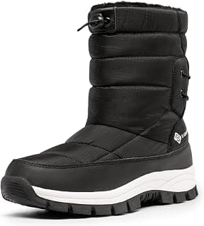 Women's Winter Snow Boots Waterproof Lightweight Warm Fashion Mid Calf Boot