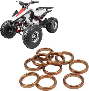 Exhaust Crush Gasket, Wearproof Exhaust Port Gaskets Heat Resistant Rustproof for 50cc 150cc Pit Dirt Bike ATV