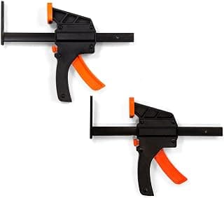 WEN 36053C 6" Quick Release Track Saw Clamps (2 Pack)