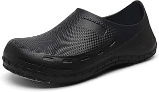 Chef Shoes for Men - Professional Oil Water Resistant Nursing Chef Shoe，Non-Slip Safety Working Shoes for Kitchen Garden Bathroom Construction