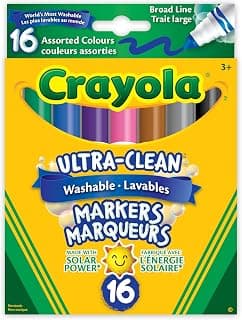 Crayola 16 Washable Broad Line Colossal Markers Arts & Crafts