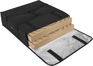 Pizza Carrier Insulated Bags Large for Deliveries, Insulated Pizza Carrier Delivery Bag 20x20 Food Bag