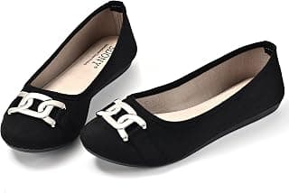Women's Ballet Shoes, Comfortable Slip on Casual Flat Shoes for Walking, Driving, Dressy