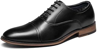 Men's Leather Lined Formal Dress Oxfords Shoes