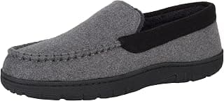 Men's Textured Moccasin Slipper