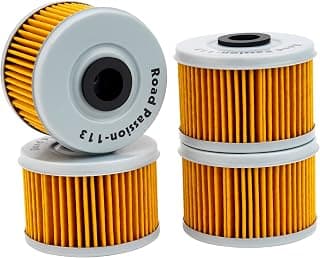 Road Passion Oil Filter for HONDA TRX350FE RANCHER 4X4 ES 350 TRX350FM RANCHER 4X4 350 TRX350TE RANCHER ES 350 2000-2006(pack of 4)