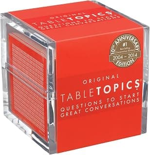 TableTopics Original - 10th Anniversary Edition: Questions to Start Great Conversations, The Best Way to Spark a New Conversation & Create New Memories with Friends & Family, Or Meeting Someone New
