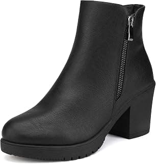 Women's Z0EY-2 Ankle Bootie Slip on Heel Boots