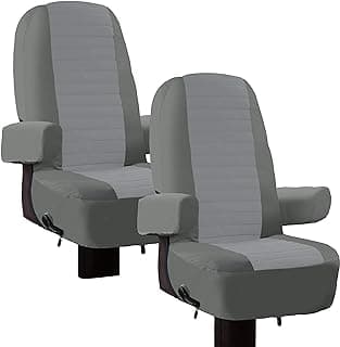 Classic Accessories 80-421-011002-RT Overdrive RV Captain Seat Cover-2 Pack, Grey