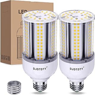 2 Pack of LED Bulbs, 30W/50W/80W/100W/150W LED Corn Bulbs, E26 E27 Base, 5000LM LED Bulbs for Garage Warehouse Workshop barn Living Room (30W 2Pack, 5000K Daylight)