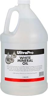 UltraPro Food Grade Mineral Oil, 1 Gallon (128oz), for Lubricating and Protecting Cutting Board, Butcher Block, Stainless Steel, Knife, Tool, Machine and Equipment, NSF Approved