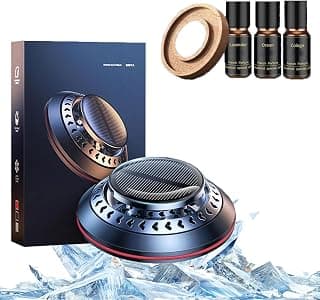 Electromagnetic Molecular Interference Antifreeze Snow Removal Instrument, Vehicle Microwave Molecular Deicing Instrument, Car Diffusers for Essential Oils for Car and Home Office (Black)