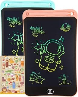 Genialba 2 Pack LCD Writing Tablet Kids 10 Inch Doodle Board, Drawing Tablet Drawing Pad for Kids, Toddler Learning Educational Toys Gifts for 3-7 Years Old Girls and Boys(Individual Package)