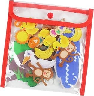 Animals Storytelling Felt Board Figures, Early Education Trees Flannel Little Play Set for Toddler Boys and Girls Toys Kids