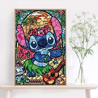DIY Paint by Numbers for Adults Kids Paint by Numbers DIY Painting Acrylic Paint by Numbers Painting Kit Lilo Stitch Home Wall Living Room Bedroom Decoration Lilo and Stitch