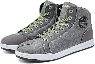 IRON JIA'S Motorcycle Shoes Men Streetbike Casual Accessories Breathable Protective Gear Powersport Anti-Slip Footwear