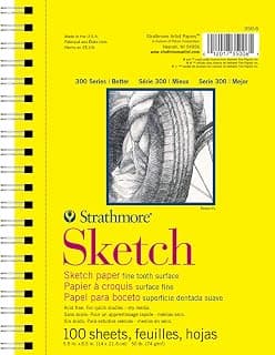 Strathmore STR-350-6 100 Sheet Sketch Pad, 5.5 x 8.5