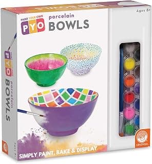 Mindware Paint-Your-Own Porcelain Bowls