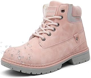 Men's Women's Snow Boots Warm Fur Lined Ankle Booties Hiking Trekking Trail Climbing Shoes Lace Up Anti-Slip Waterproof Working Outdoor Boots
