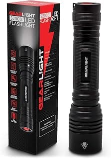 GearLight High-Powered LED Flashlight S2000 - Brightest High Lumen Light with 5 Modes, Zoomable, and Water Resistant I Powerful Camping and Emergency Flashlights