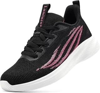 Womens Tennis Walking Shoes Slip On Lightweight Comfort Memory Foam Sneakers