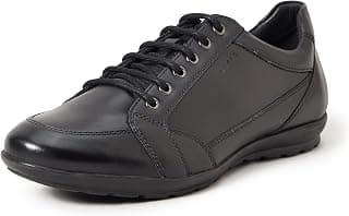 Mens Symbol Leather Sneakers