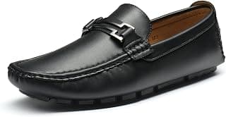 Men's Leather Slip On Driving Penny Loafers Shoes