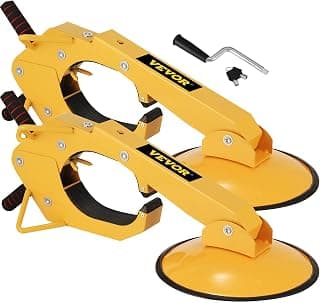 Mophorn 2pcs Wheel Lock Clamp Boot Tire Claw Heavy-Duty Anti Theft Parking Boot Car Tire Claw Parking Boot Lock (2 pc)