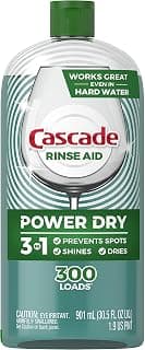 Cascade Dishwasher Rinse Aid, Power Dry, 901ML