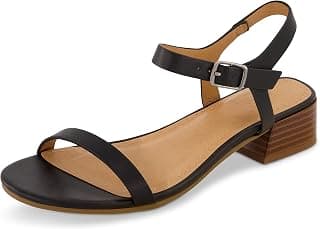 Women's Fontana one band block heel sandal +Memory Foam, Wide Widths Available