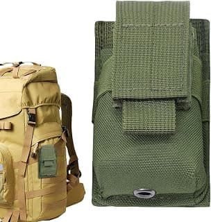 Flashlight Holder,Flashlight Bag - Molle Flash Light Holster Pouch Utility Tool Pouches Case Outdoor Nylon Pouch Waben