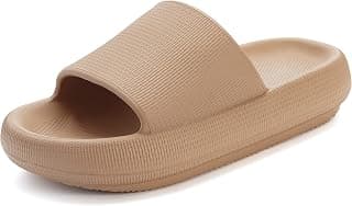 Cloud Slides for Women and Men | Shower Pillow Slippers | Adjustable Double Buckle Cushioned Thick Sole Sandals