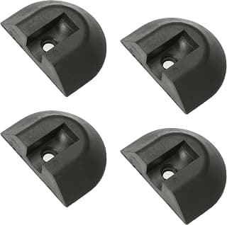 US Cargo Control Angled End Cap for L Track, Eliminates Sharp Edges On Angled L Track Ends, Easily Roll Motorcycles, ATVs, and Other Wheeled Cargo Over Angled L Track, 4 Pack