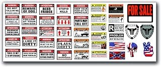 Remote Control RC R/C Car Truck Body Graphics For Sale Warning Decal Stickers 1:10 Scale