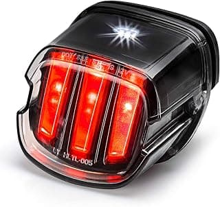 Tail Light [Eagle Claw Design] DOT Approved Brake Running Lights Motorcycle LED Taillight Compatible with Harley Sportster Dyna Softail Touring Road Glide Road King (1 PCS, Black)