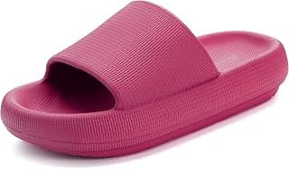 Cloud Slippers for Women and Men Pillow Slippers Bathroom Sandals Cushioned Thick Sole