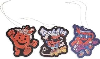 Kool-Aid Man Car Air Freshener Set Of 3 | Tropical Punch Scent | Odor Eliminator For House, Car, Office | Clean Room Fresheners, Long-Lasting Fragrances